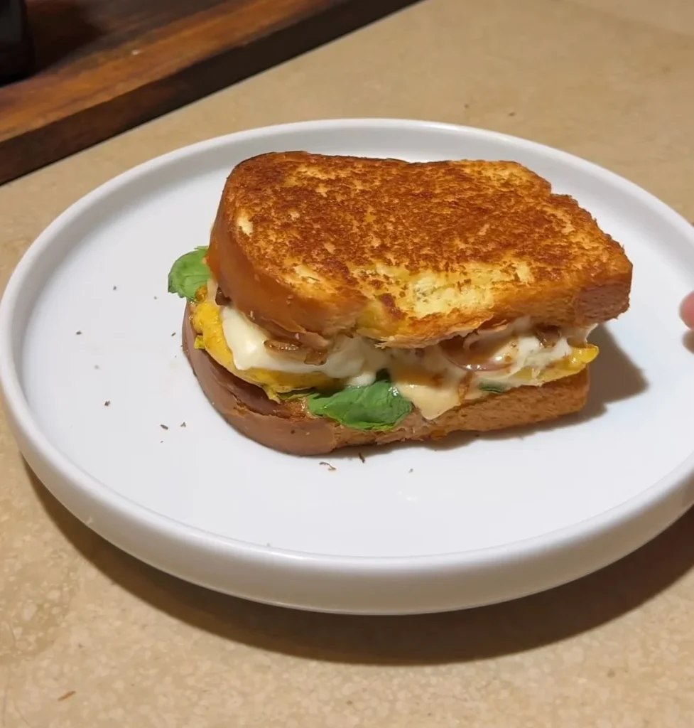 Egg and Cheese Breakfast Melt