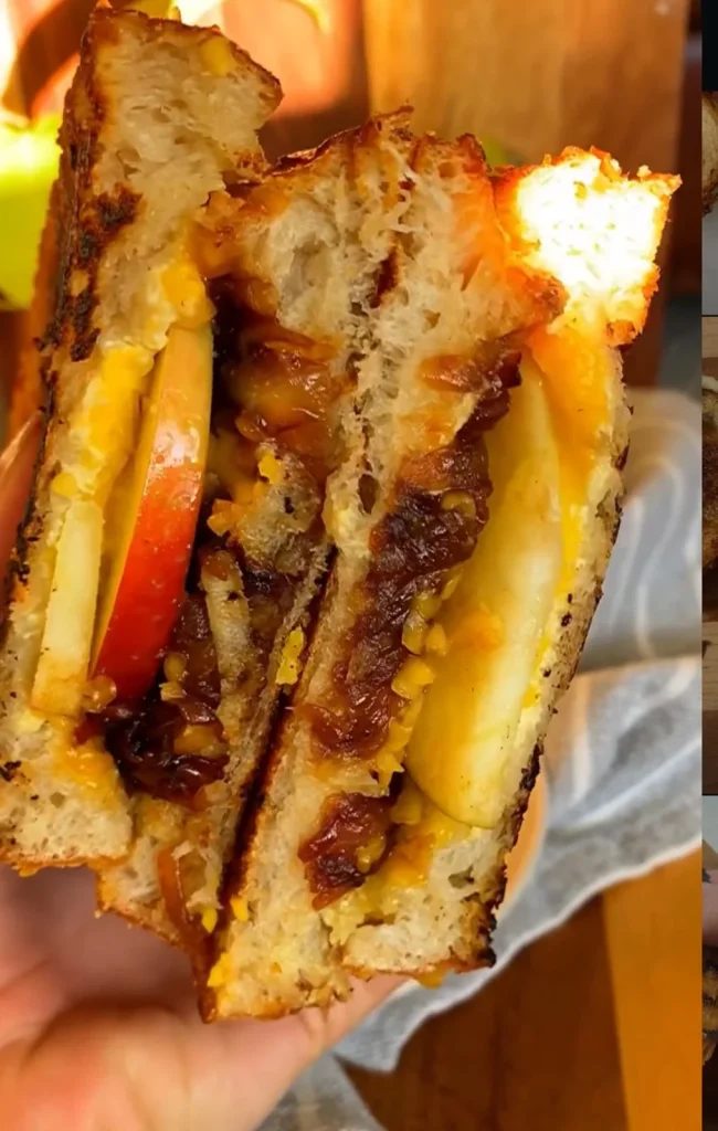 Apple Cheddar Grilled Cheese