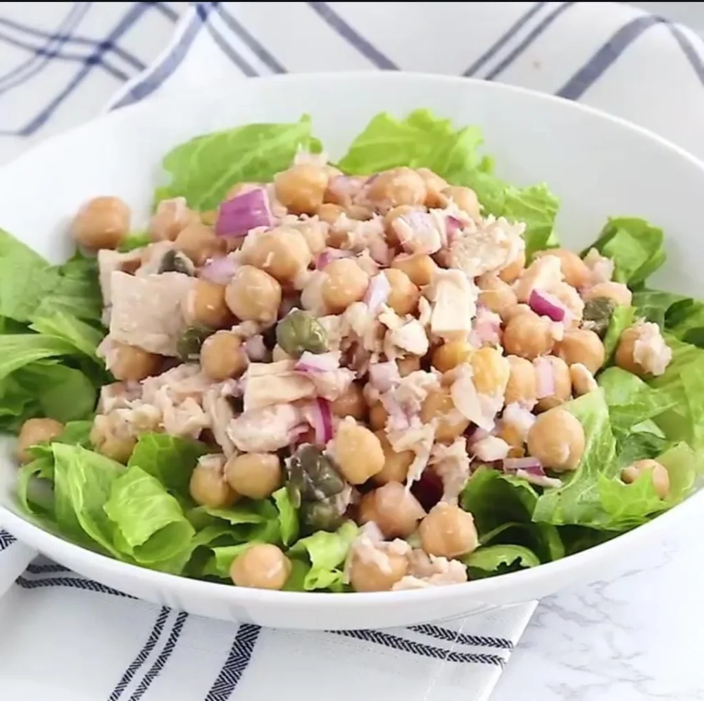 Tuna Chickpea Power Salad