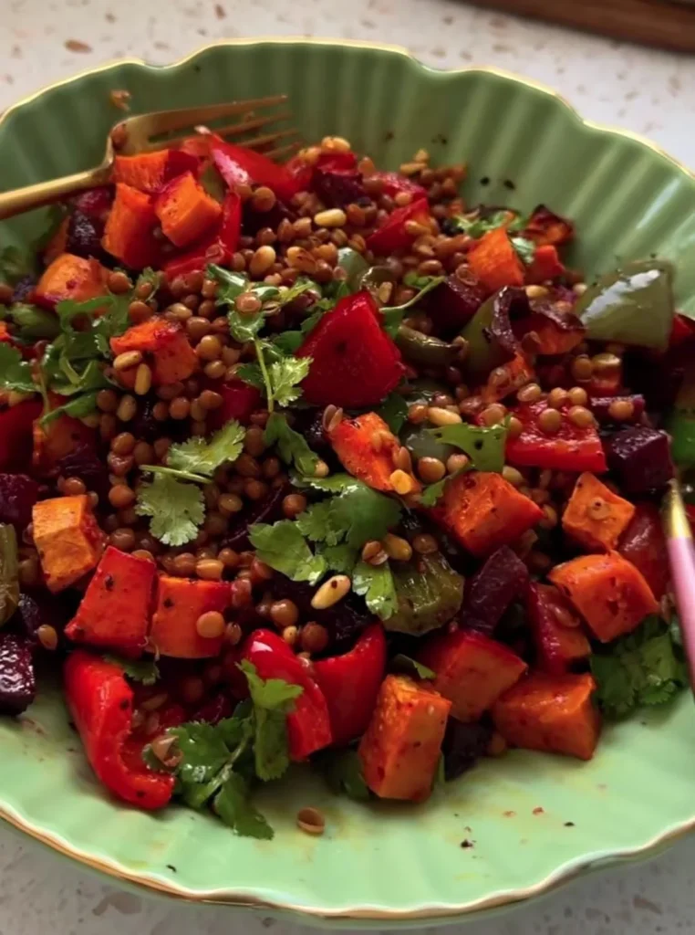 Lentil Veggie Protein Salad