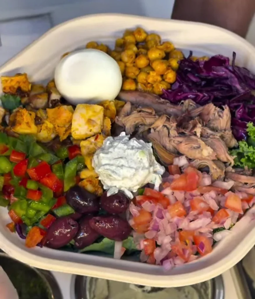 Mediterranean Protein Salad Bowl