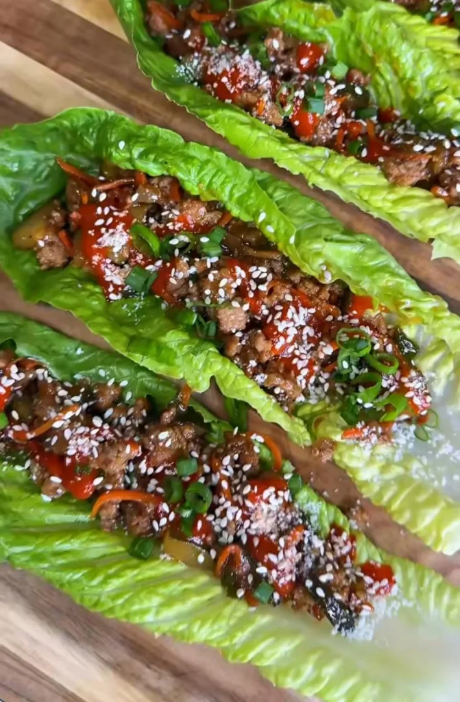 Turkey Taco Lettuce Wraps
