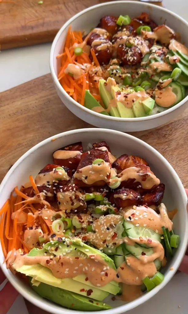 Salmon Rice Bowls