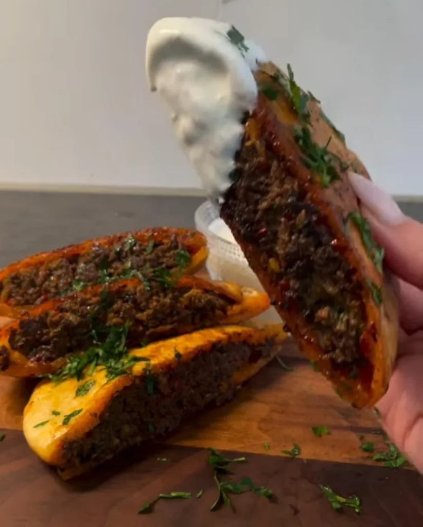 Spicy Beef Pita