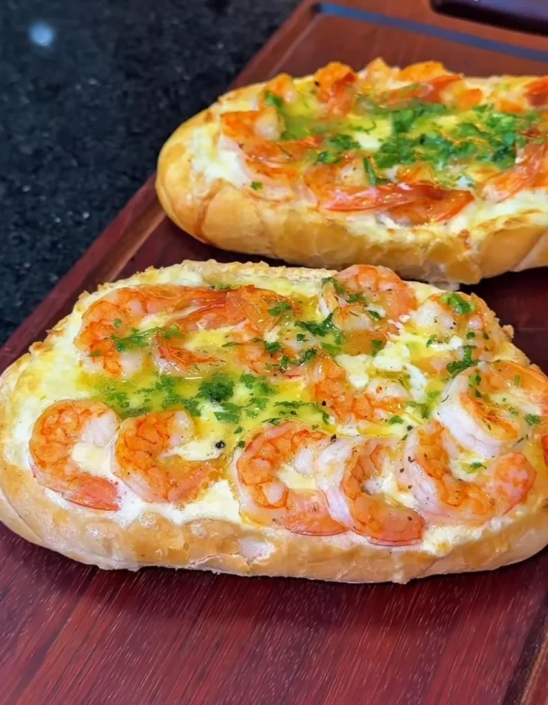 Shrimp Garlic Pita