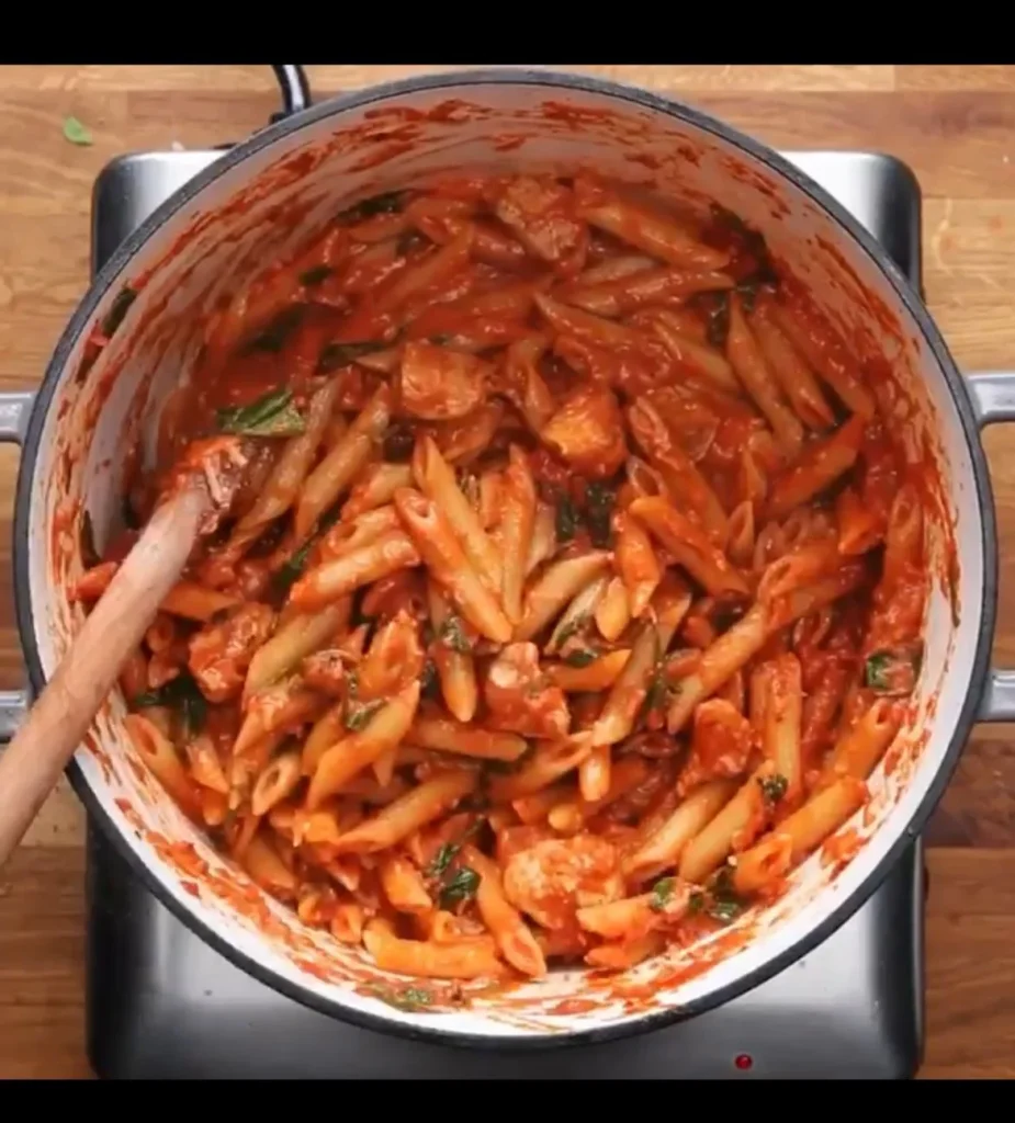 Chicken Spinach Pasta