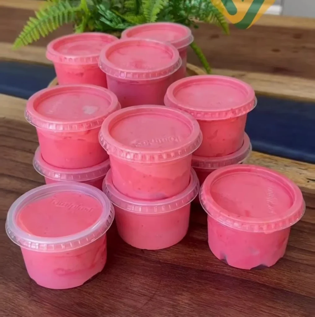 Strawberry Protein Jello Cups - Protein Jello Recipes