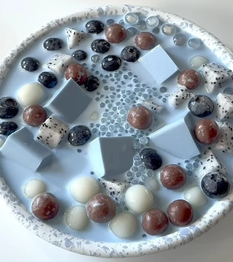 Blueberry Protein Jello Bowl