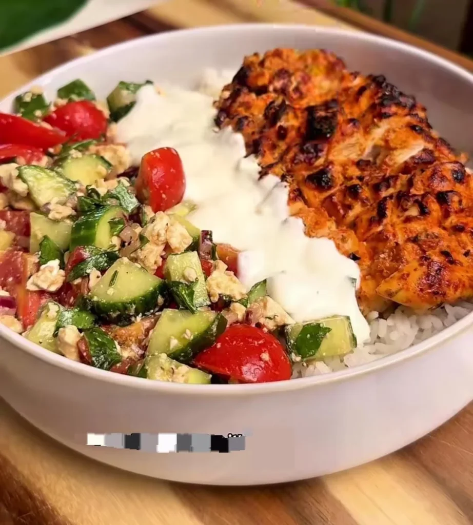 Garlic Lemon Chicken Bowl - Dairy Free Meals