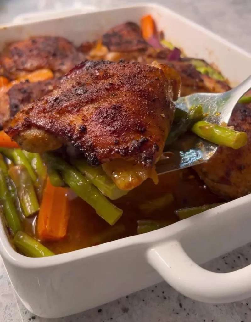 One Pan Chicken Veggie Bake