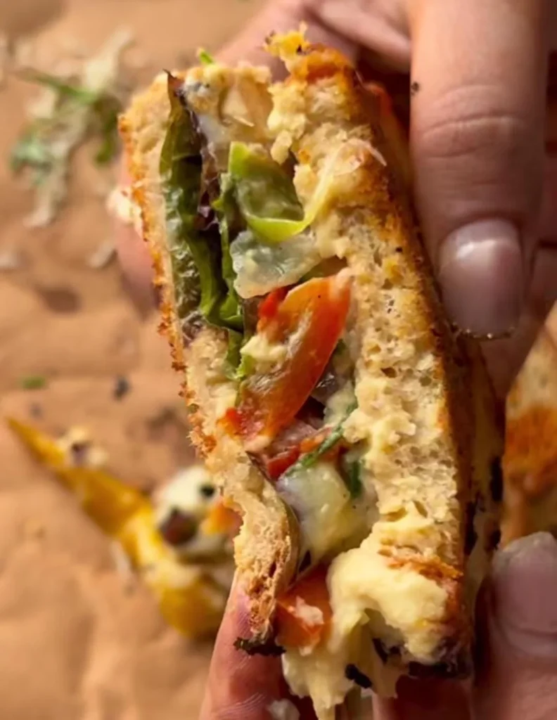 Turkey Cheese Picnic Sandwich