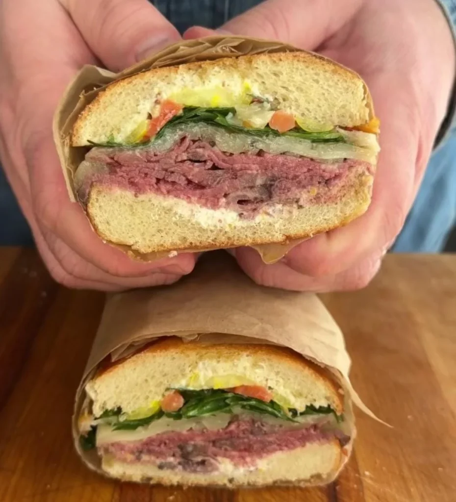 Roast Beef Mustard Sandwich