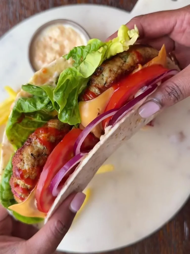 Spicy Chicken Wrap Sandwich