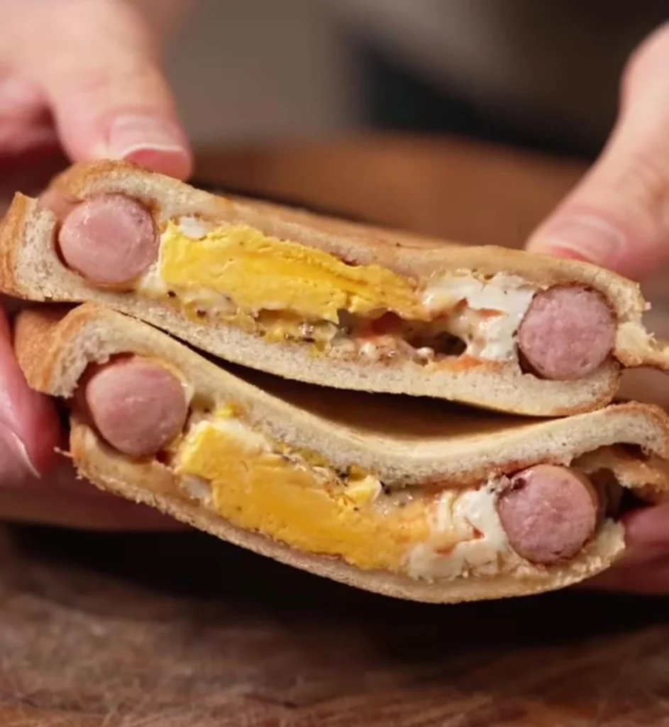 Sausage Egg Breakfast Sandwich