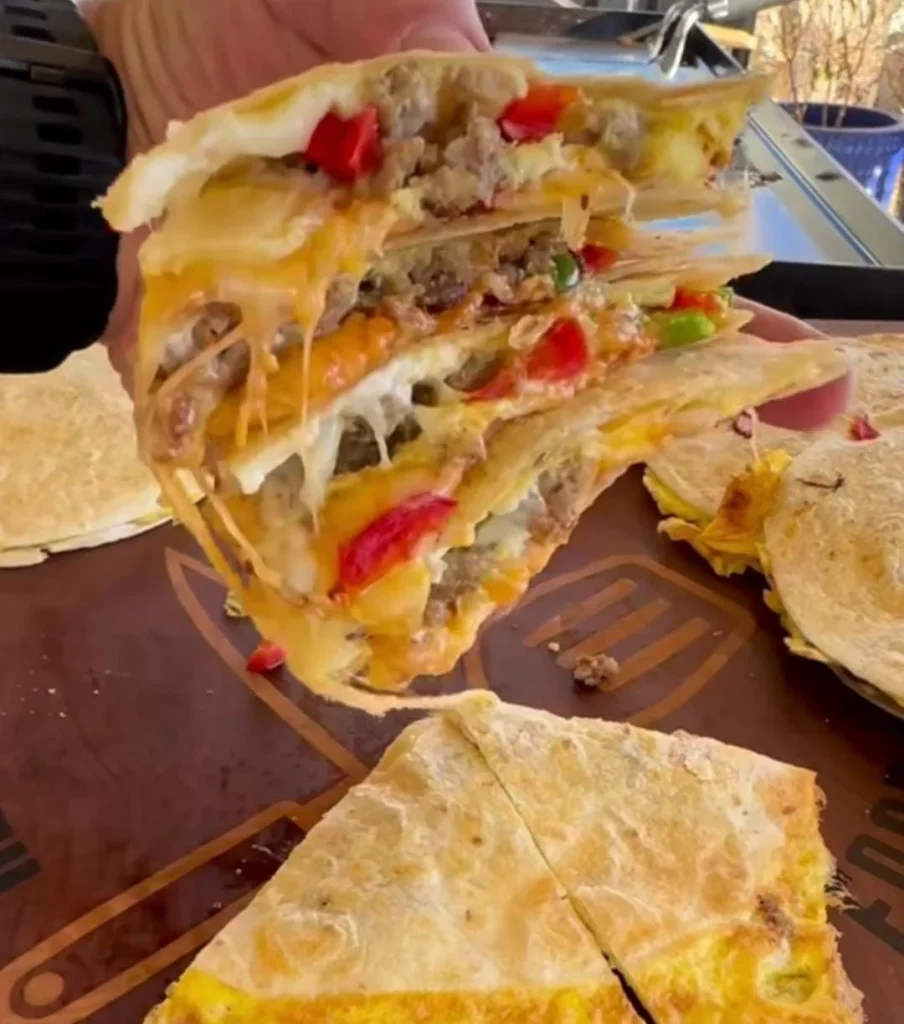Breakfast Quesadilla Griddle Style