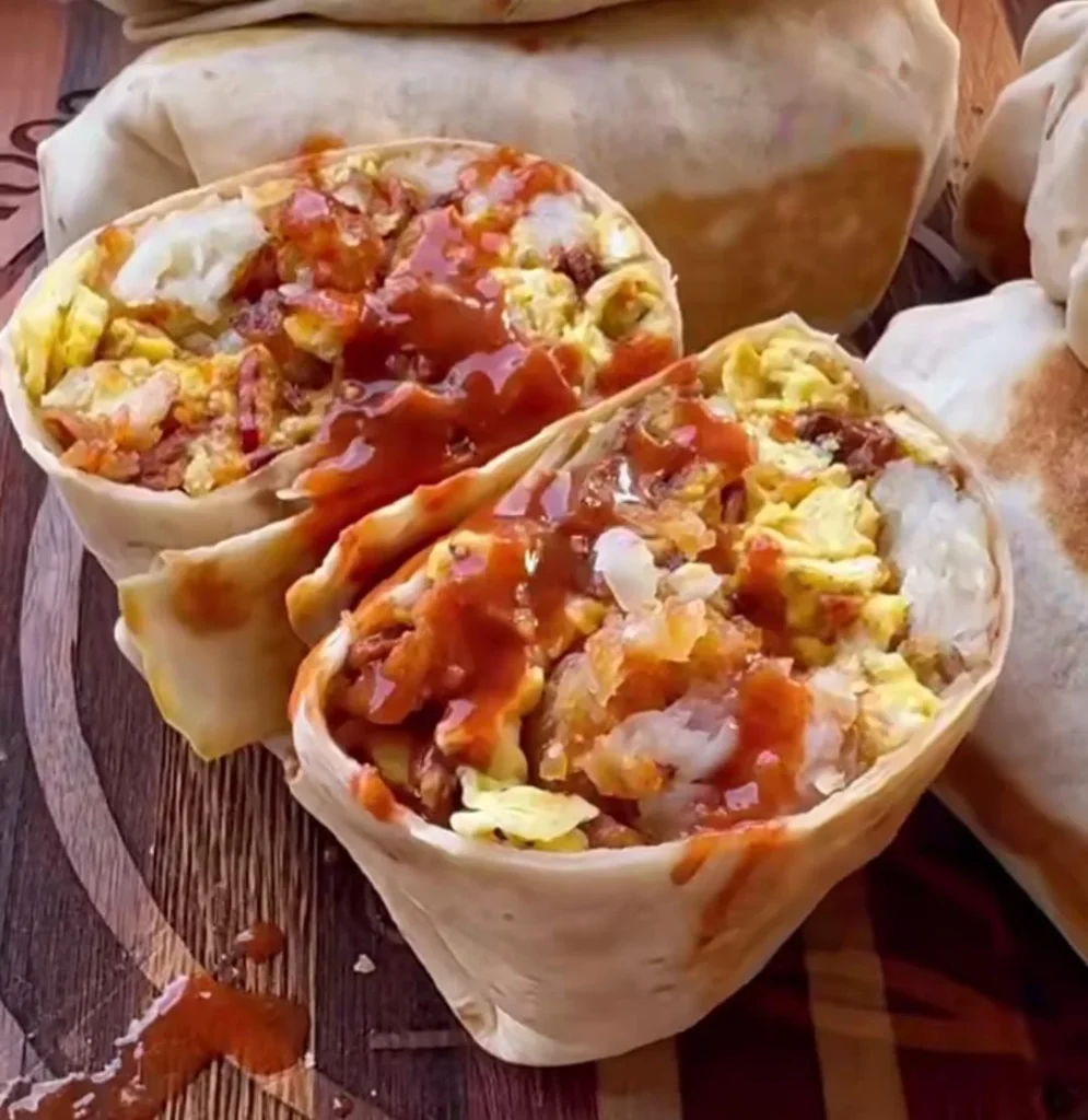 Loaded Breakfast Burrito Griddle