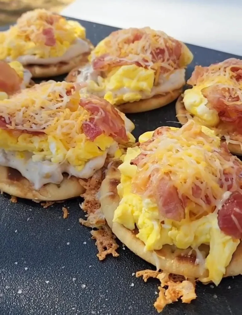 Breakfast Pizza on Blackstone