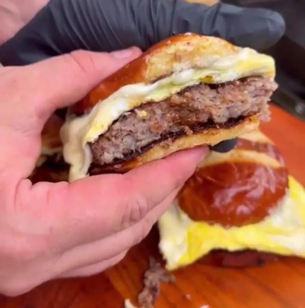 Breakfast Sliders Griddle Style