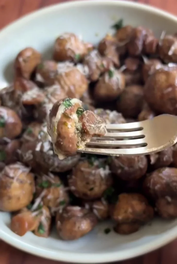 Crockpot Ranch Mushrooms