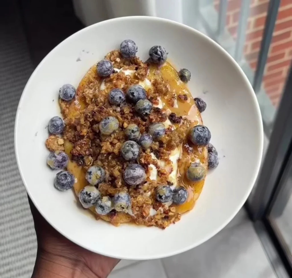 Blue Zone Oatmeal Breakfast Bowl
