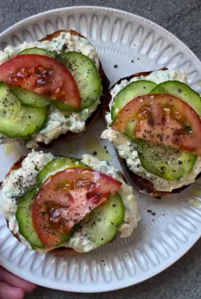 Cannellini Bean Tomato Toast