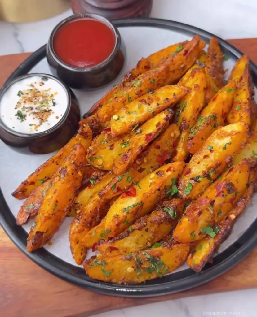 Crispy Potato Wedges
