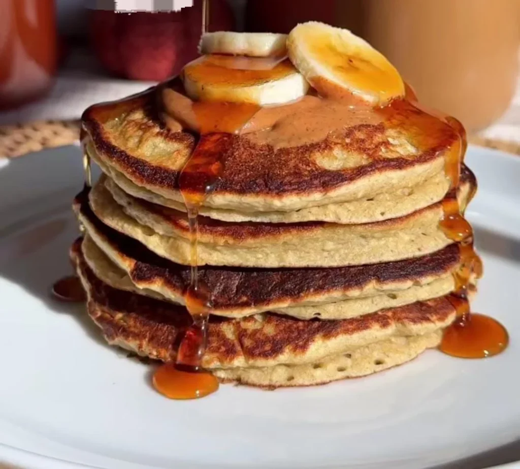 Banana Oat Pancakes