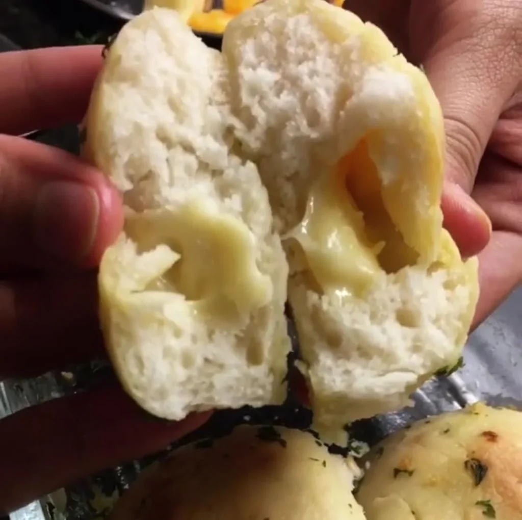 Cheesy Stuffed Bread Balls