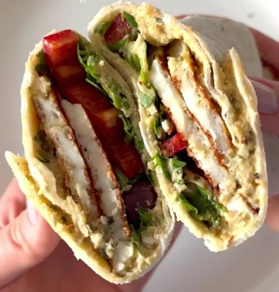 Hummus Veggie Wraps
