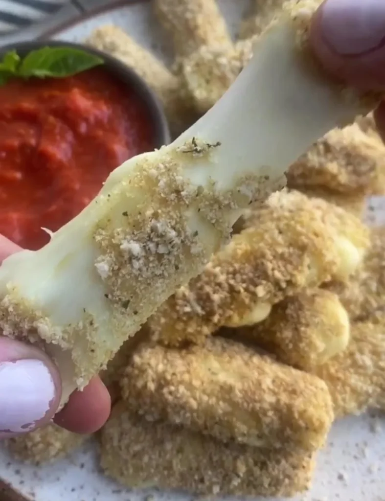 Baked Mozzarella Sticks