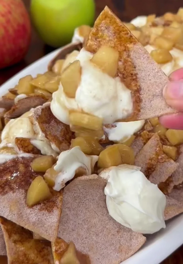 Apple Cinnamon Nachos