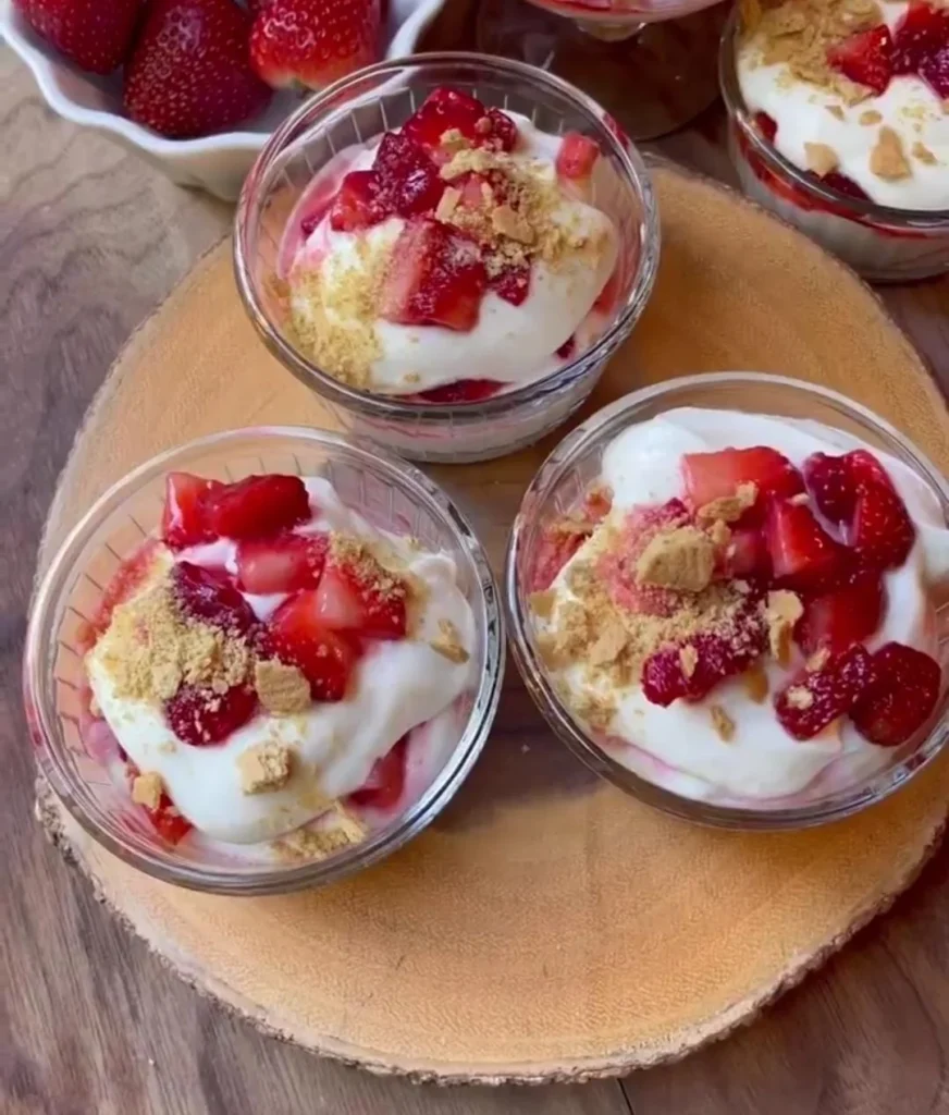 Strawberry Cream Parfait