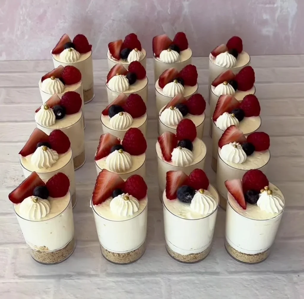 Vanilla Cheesecake Cups