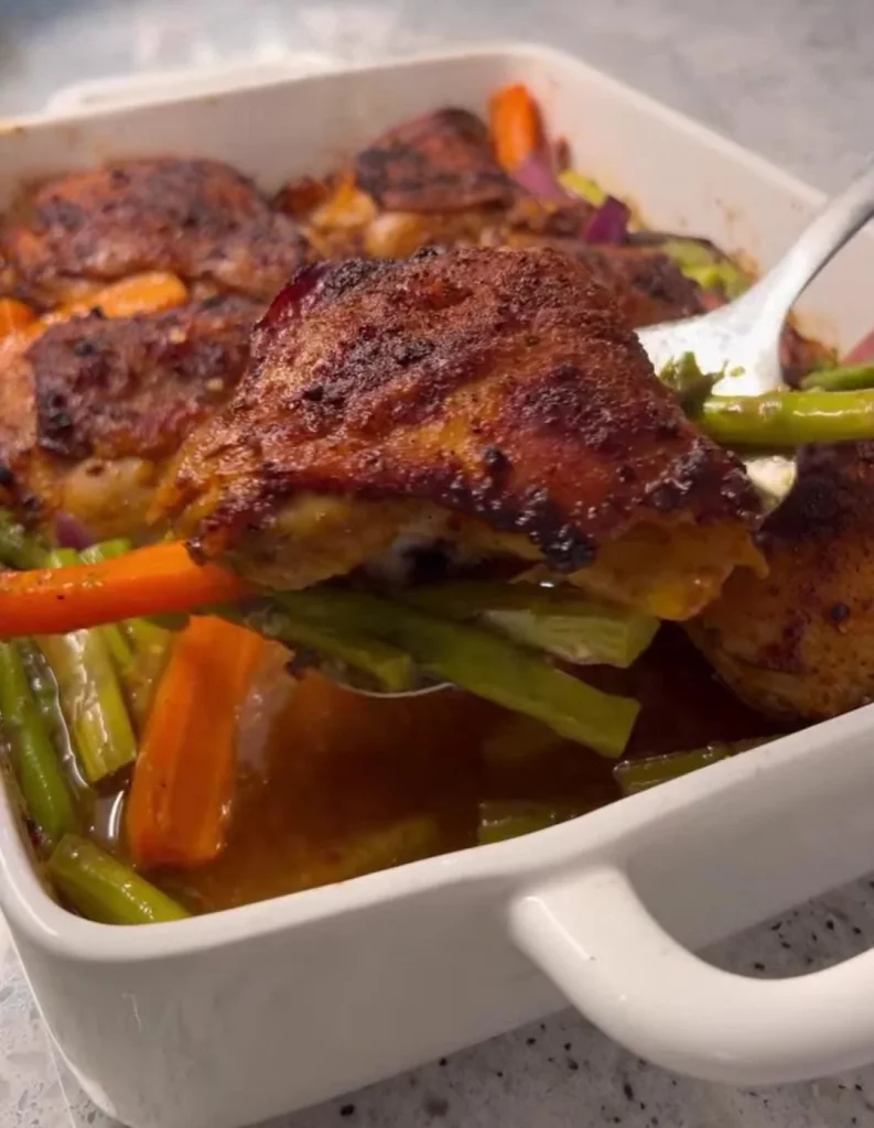 Lemon Garlic Chicken & Veggies - Easy Sheet Pan Dinner