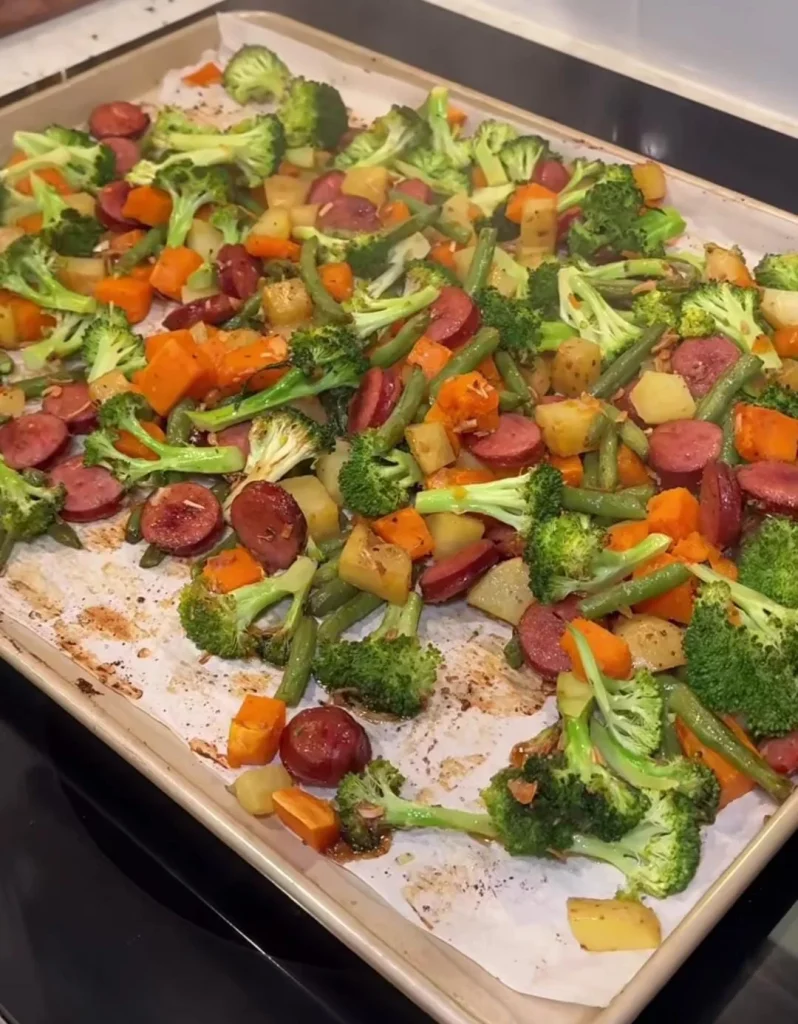 Sheet Pan Sausage & Veggies