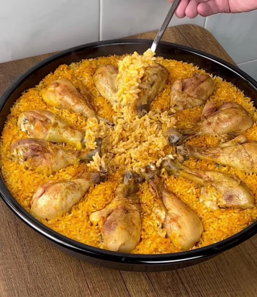 Lazy Baked Chicken Rice