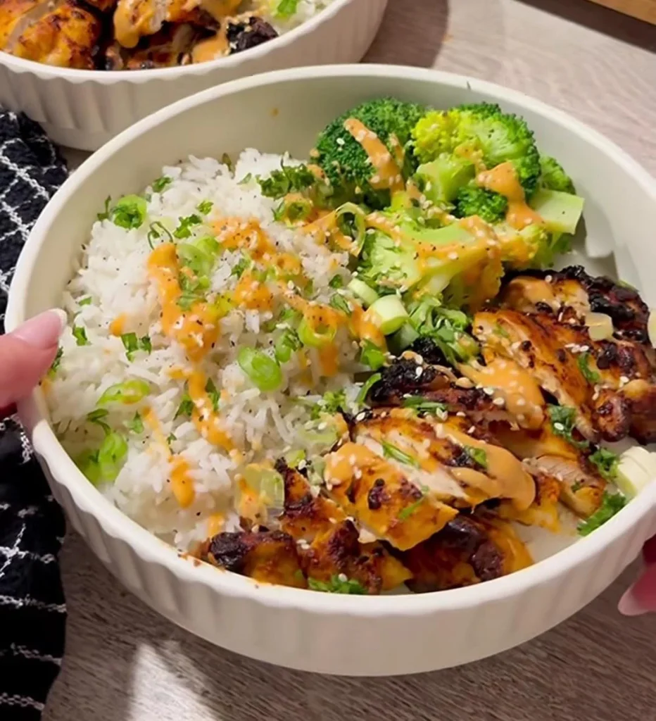Rice and Chicken Bowls