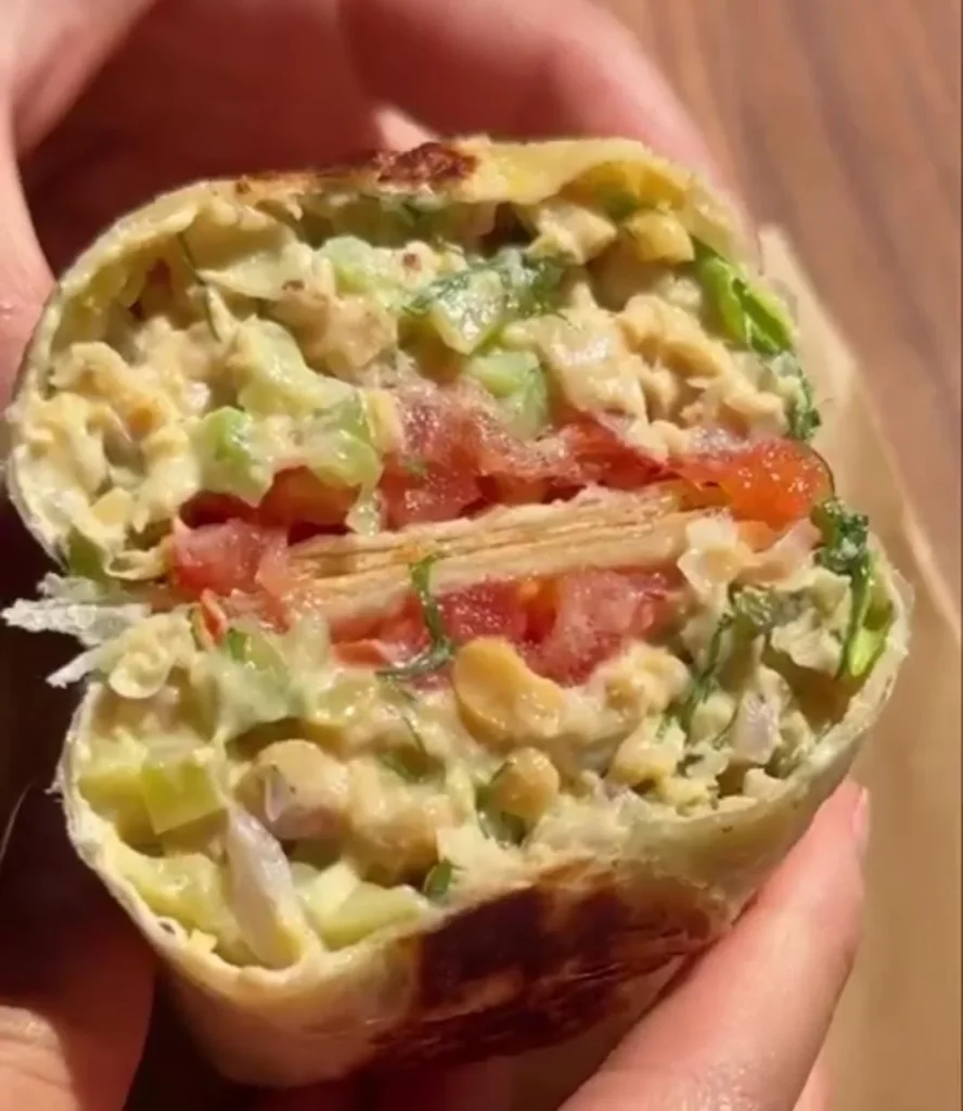 Chickpea Salad Wrap - Vegan Recipes