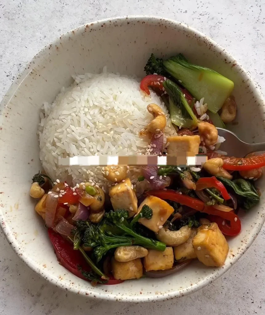 Tofu Stir Fry Bowl