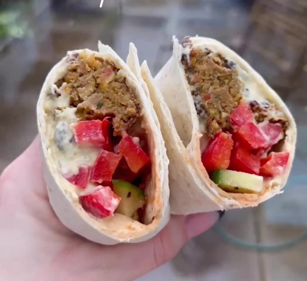 Hummus Veggie Wrap