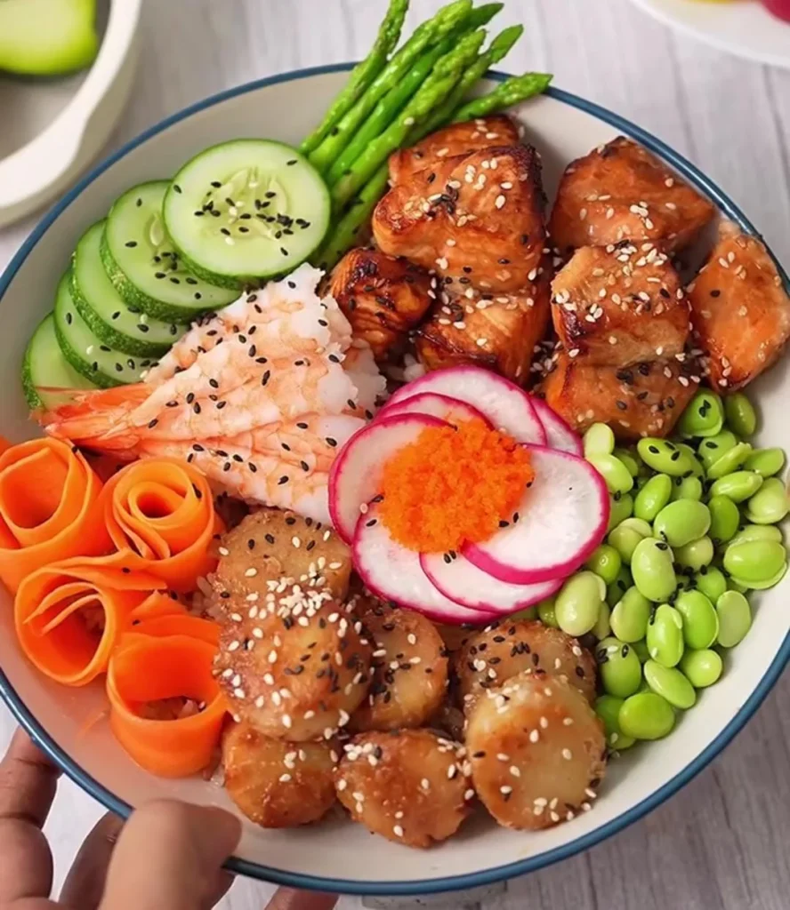 Grilled Salmon Bowl