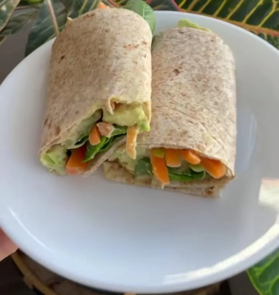 Hummus Veggie Wrap
