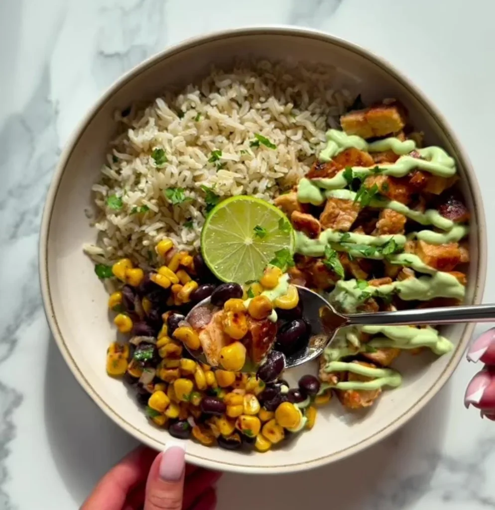 Brown Rice Chicken Bowl