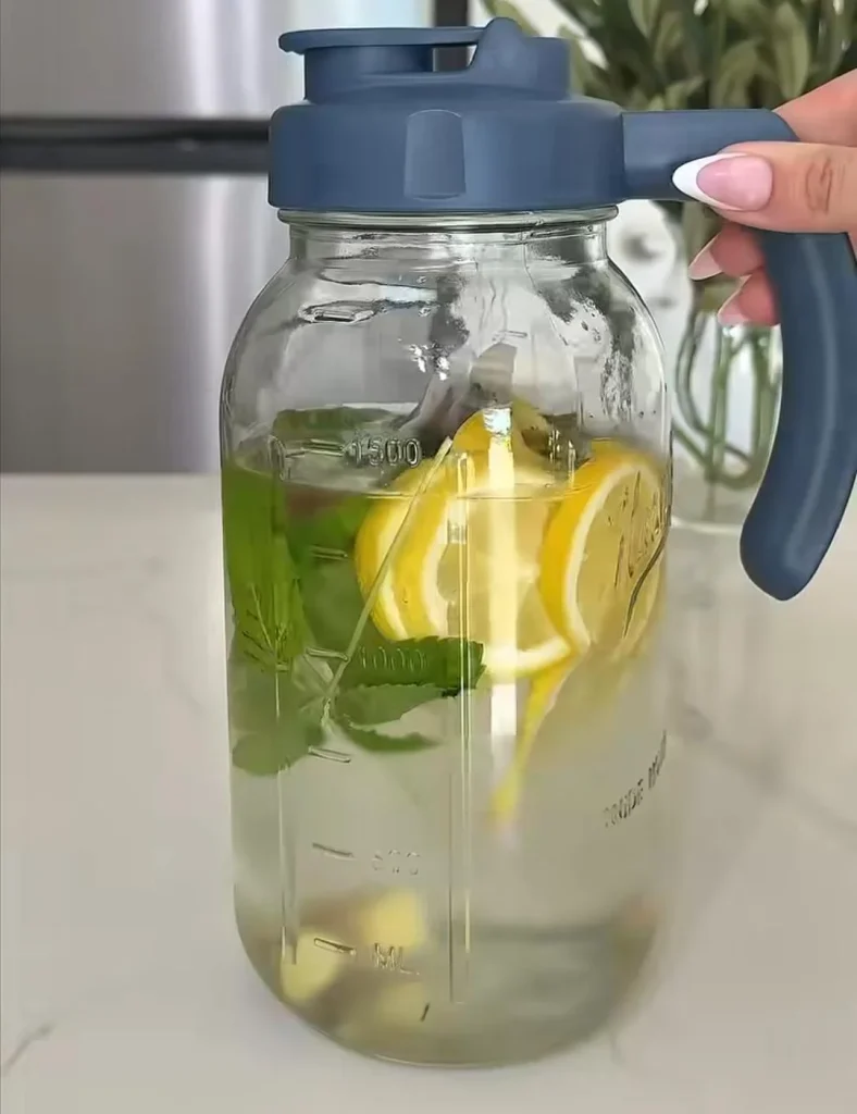 Lemon Ginger Detox Water - Healthy Drinks