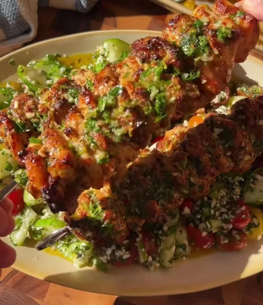 Grilled Chicken Skewers