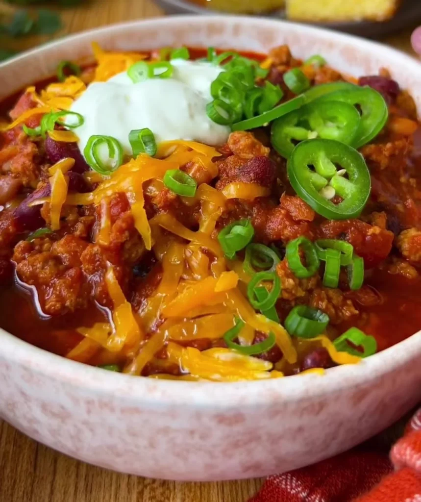 Slow Cooker Turkey Chili