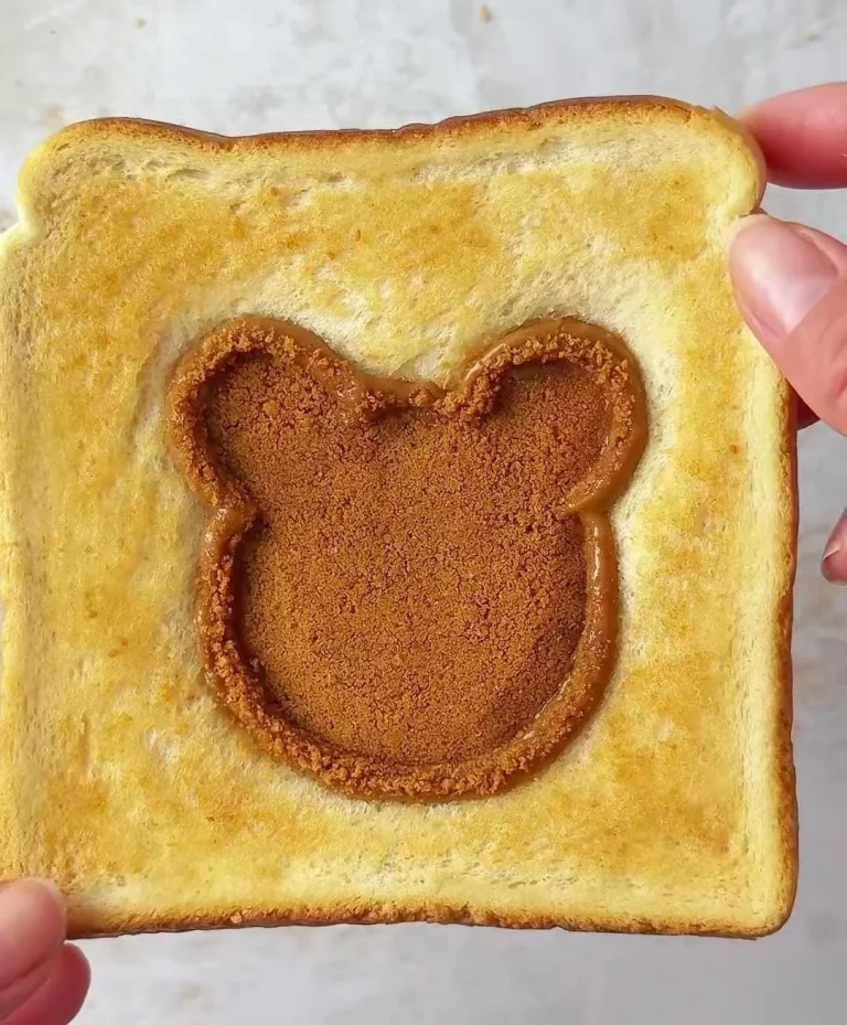 Teddy Bear Toast Art