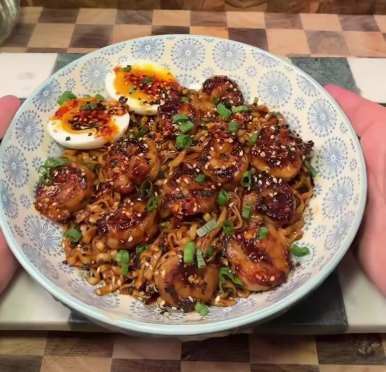 Teriyaki Shrimp Noodle Bowls