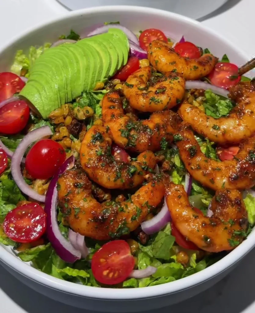 Honey Lime Shrimp Salad