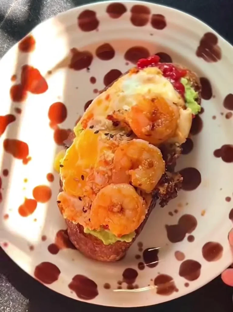 Garlic Shrimp Breakfast Plate
